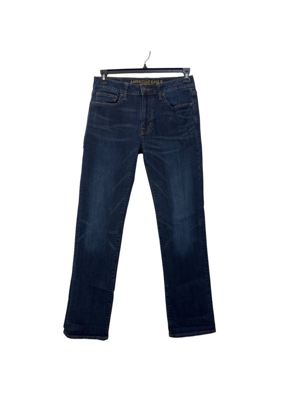 American Eagle  Mens Original Straight Jeans Extreme Flex Dark Wash Size 30x34